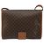 Céline Borsa a Spalla CELINE in Tela Macadam PVC Pelle Marrone Oro Auth 181724 D'oro - vista 2