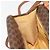 Céline Borsa a Spalla CELINE in Tela Macadam PVC Pelle Marrone Oro Auth 181724 D'oro - vista 20