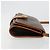 Céline Borsa a Spalla CELINE in Tela Macadam PVC Pelle Marrone Oro Auth 181724 D'oro - vista 3
