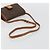 Céline Borsa a Spalla CELINE in Tela Macadam PVC Pelle Marrone Oro Auth 181724 D'oro - vista 7