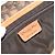 Bolsa Romantic em lona Christian Dior Trotter PVC Marrom Prata Auth 181891V - vista 19