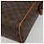 Céline Clutch CELINE Macadam Canvas PVC Pelle Marrone Oro Auth 182456 D'oro - vista 15