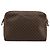 Céline Clutch CELINE Macadam Canvas PVC Pelle Marrone Oro Auth 182456 D'oro - vista 2