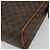 Céline Clutch CELINE Macadam Canvas PVC Pelle Marrone Oro Auth 182456 D'oro - vista 7