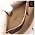 Bolsa de Ombro Christian Dior Honeycomb Canvas PVC Bege Ouro Auth BA13152 Dourado - vista 12