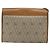 Bolsa de Ombro Christian Dior Honeycomb Canvas PVC Bege Ouro Auth BA13152 Dourado - vista 2