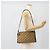 Borsa a tracolla Christian Dior Trotter Canvas Beige Oro Auth 178914 D'oro - vista 11