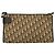 Borsa a tracolla Christian Dior Trotter Canvas Beige Oro Auth 178914 D'oro - vista 2