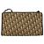 Borsa a tracolla Christian Dior Trotter Canvas Beige Oro Auth 178914 D'oro - vista 3
