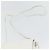 Borsa a tracolla FENDI in pelle bianco oro Auth ka4485 D'oro - vista 8