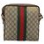 Borsa a tracolla GUCCI GG Supreme Web Sherry Line PVC Beige Oro 547926 Auth BA13068 D'oro - vista 2