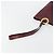 Céline Borsa a Spalla CELINE Circle in Pelle Bordeaux Oro Auth 181718 D'oro Bordò - vista 7