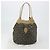 Borsa Tote SAINT LAURENT in PVC e tela marrone Auth 182427 - vista 12