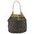 Borsa Tote SAINT LAURENT in PVC e tela marrone Auth 182427 - vista 2