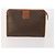 Céline Clutch CELINE Macadam Canvas PVC Pelle 3 Set Marrone Auth 174585 - vista 14
