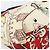 Borsa Tote Salvatore Ferragamo Gancini Canvas Gold Bordeaux Auth 182865 - vista 16