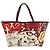 Borsa Tote Salvatore Ferragamo Gancini Canvas Gold Bordeaux Auth 182865 - vista 2