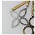 LOUIS VUITTON Bijou Sac Tapage Charm metal Gold Silver M65722 LV Auth 182244A Argento D'oro - vista 12