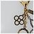 LOUIS VUITTON Bijou Sac Tapage Charm metal Gold Silver M65722 LV Auth 182244A Argento D'oro - vista 4