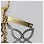 LOUIS VUITTON Bijou Sac Tapage Charm metal Gold Silver M65722 LV Auth 182244A Argento D'oro - vista 5