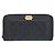 CHANEL Boy Chanel Long Wallet Lamb Skin Black Gold CC Auth 181946V Nero D'oro - vista 13