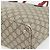 Borsa Tote GUCCI GG Supreme PVC Beige Oro 415721 Auth 181621 D'oro - vista 9