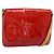 LOUIS VUITTON Monogram Vernis Thompson Street Bag Red Rouge M91094 Auth 182774 Rosso