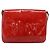 LOUIS VUITTON Monogram Vernis Thompson Street Bag Red Rouge M91094 Auth 182774 Rosso - vista 13