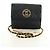 CHANEL Matelasse Chain Shoulder Bag Lamb Skin Black Gold CC Auth yk20399SAV Nero D'oro - vista 12