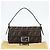 FENDI Mamma Baguette Schultertasche aus Zucca Canvas Schwarz Braun Authentisch 182220SAM - Ansicht 12