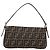 FENDI Mamma Baguette Schultertasche aus Zucca Canvas Schwarz Braun Authentisch 182220SAM - Ansicht 2