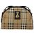 Borsa a Spalla Burberrys Nova Check PVC Beige Oro Auth 171262 D'oro - vista 13