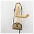 Borsa a Spalla Burberrys Nova Check PVC Beige Oro Auth 171262 D'oro - vista 22