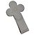 LOUIS VUITTON Geldclip Metall Silber LV Auth BA13246