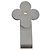 LOUIS VUITTON Geldclip Metall Silber LV Auth BA13246 - Ansicht 2