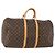 LOUIS VUITTON Monogram Keepall 55 Boston Bag M41424 LV Auth 171243A Monogramma