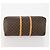 LOUIS VUITTON Monogram Keepall 55 Boston Bag M41424 LV Auth 171243A Monogramma - vista 5