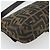 FENDI Zucca Canvas Mamma Baguette Shoulder Bag Black Brown Auth 181873SAM Marrone Nero - vista 17