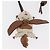 LOEWE Studio Ghibli Howl's Moving Castle Hin Charm Leather Beige Auth 167392SM - vista 2