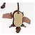 LOEWE Studio Ghibli Howl's Moving Castle Hin Charm Leather Beige Auth 167392SM - vista 7