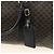 Céline Borsa Boston CELINE in tela Macadam PVC Pelle Nera Oro Auth mr2439 Nero D'oro - vista 19