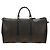 Céline Borsa Boston CELINE in tela Macadam PVC Pelle Nera Oro Auth mr2439 Nero D'oro - vista 2
