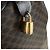 Céline Borsa Boston CELINE in tela Macadam PVC Pelle Nera Oro Auth mr2439 Nero D'oro - vista 20