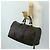 Céline Borsa Boston CELINE in tela Macadam PVC Pelle Nera Oro Auth mr2439 Nero D'oro - vista 24