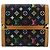 LOUIS VUITTON Portafoglio Banconote Carte di Credito Multicolor M92984 Auth 181677A Nero - vista 13