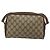 Borsa GUCCI GG Supreme Web Sherry Line in PVC Beige Oro 116 02 089 Auth 171261 D'oro - vista 2