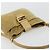 Borsa a tracolla FENDI Mamma Baguette in scamosciato beige e oro Auth 182030V D'oro - vista 6