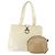 Borsa a tracolla Salvatore Ferragamo Gancini in pelle 2 set Bianco Beige Auth BA13060