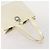 Borsa a tracolla Salvatore Ferragamo Gancini in pelle 2 set Bianco Beige Auth BA13060 - vista 5