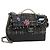Borsa a Spalla CHANEL Airline Chain Tweed 2way Nera Argento CC Auth 181416SM Nero
